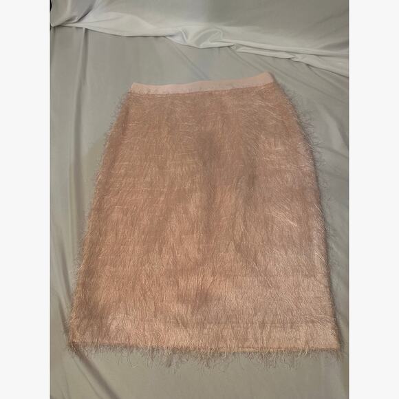 Banana Republic Pink‎ Eyelash Skirt NWT Size 8